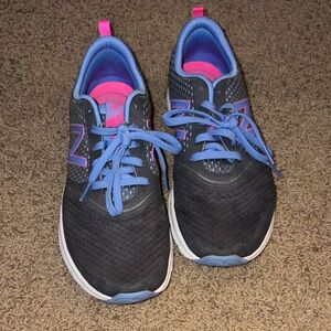 New Balance Women's Black and Pink Sneakers